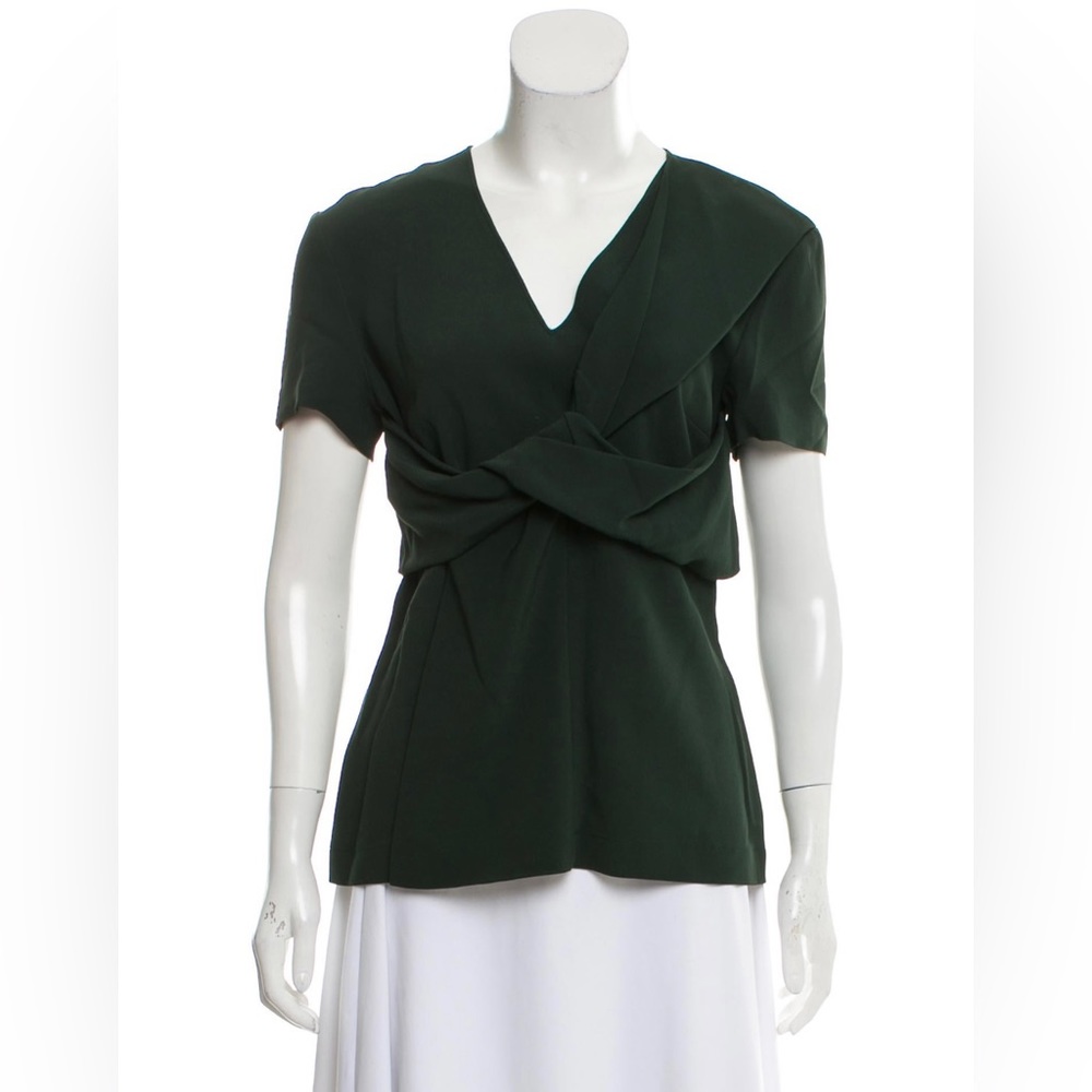💚 Cédric Charlier draped v-neck size medium